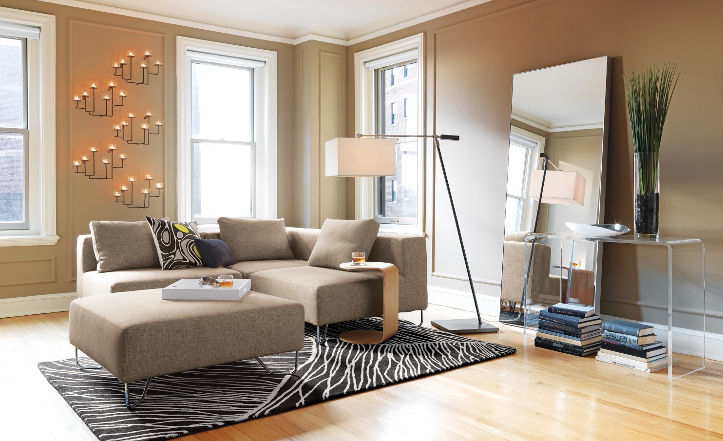 big mirrors for living room