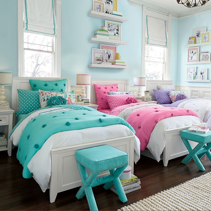 twin girl bedroom decorating ideas