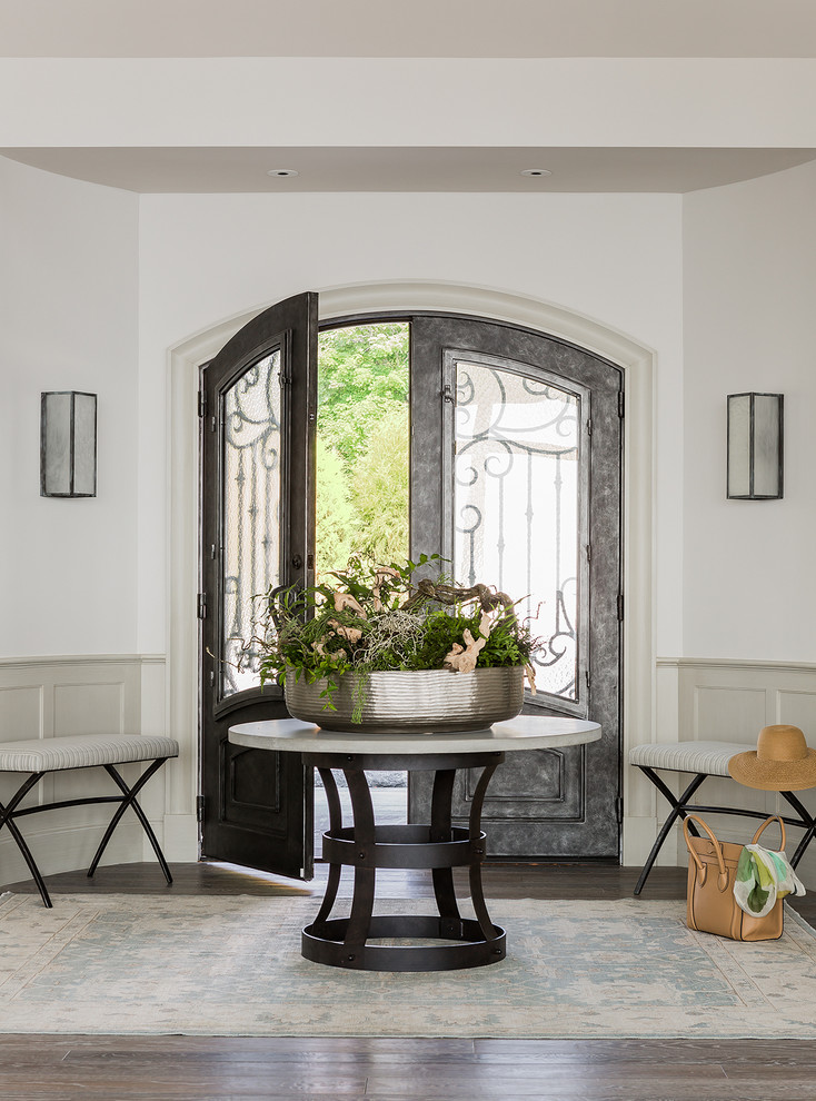 round foyer pedestal table