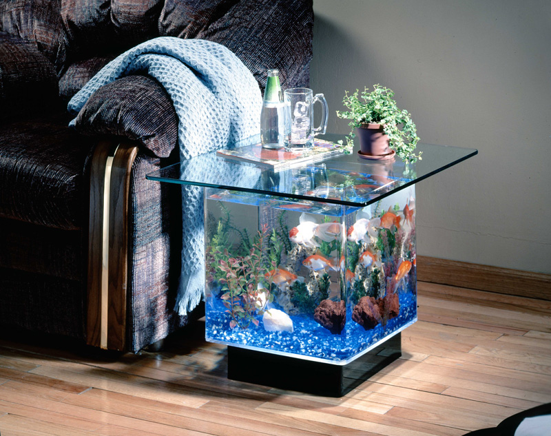 acrylic coffee table fish tank