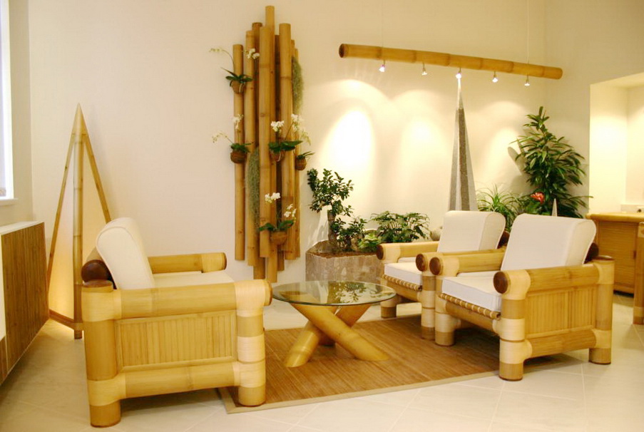 bamboo living room furniture sets