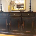 barn wood buffet table