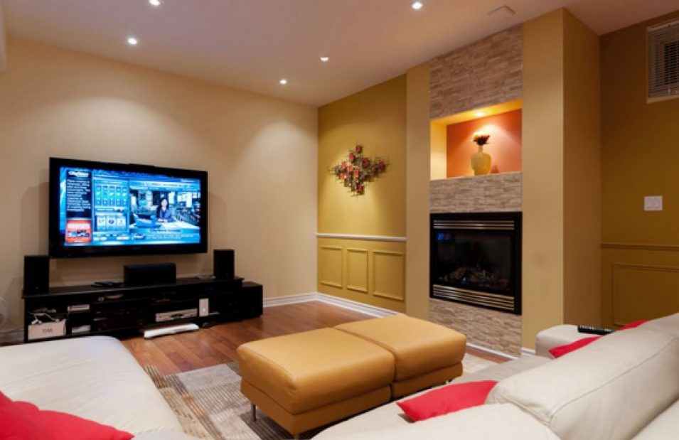 basement wall lighting ideas