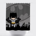 batman plastic shower curtain