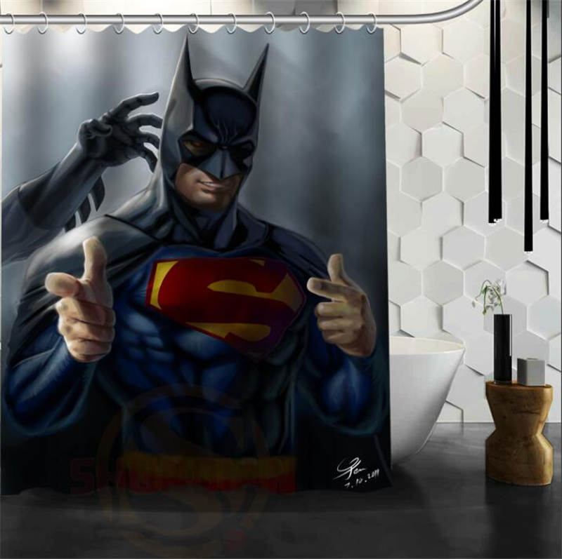 batman shower curtain rings