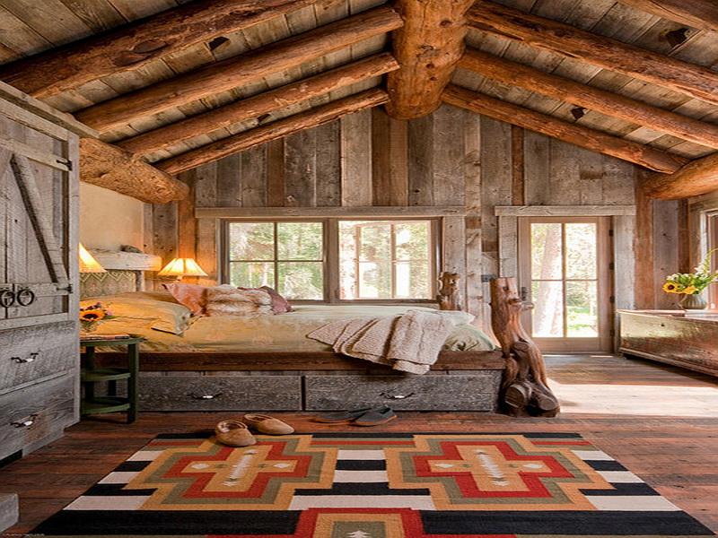 bedroom decorating ideas rustic