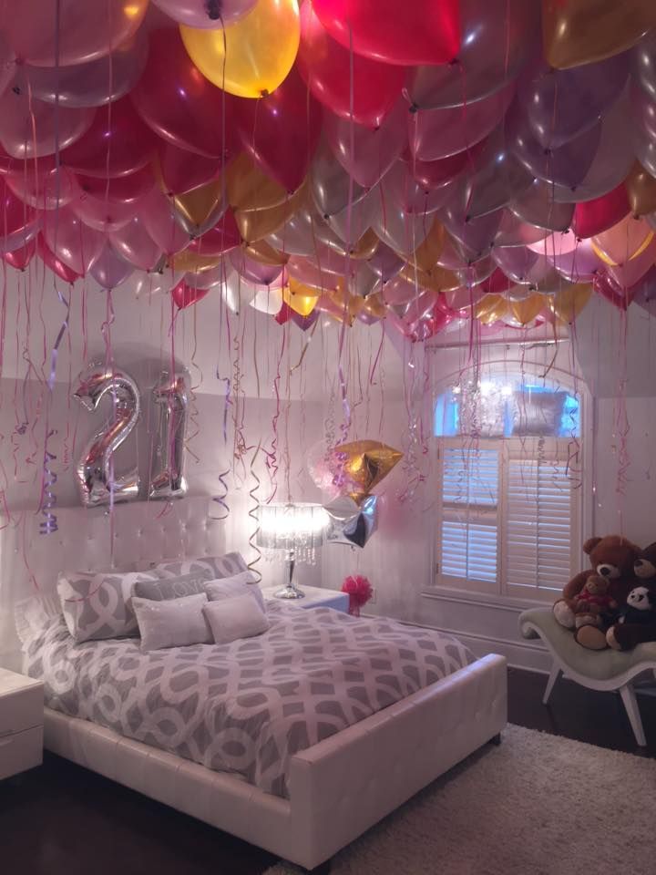 bedroom decoration birthday