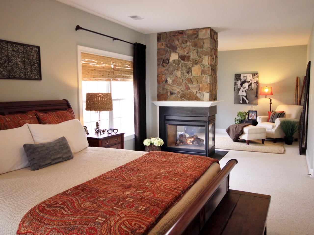 bedroom fireplace decorating ideas