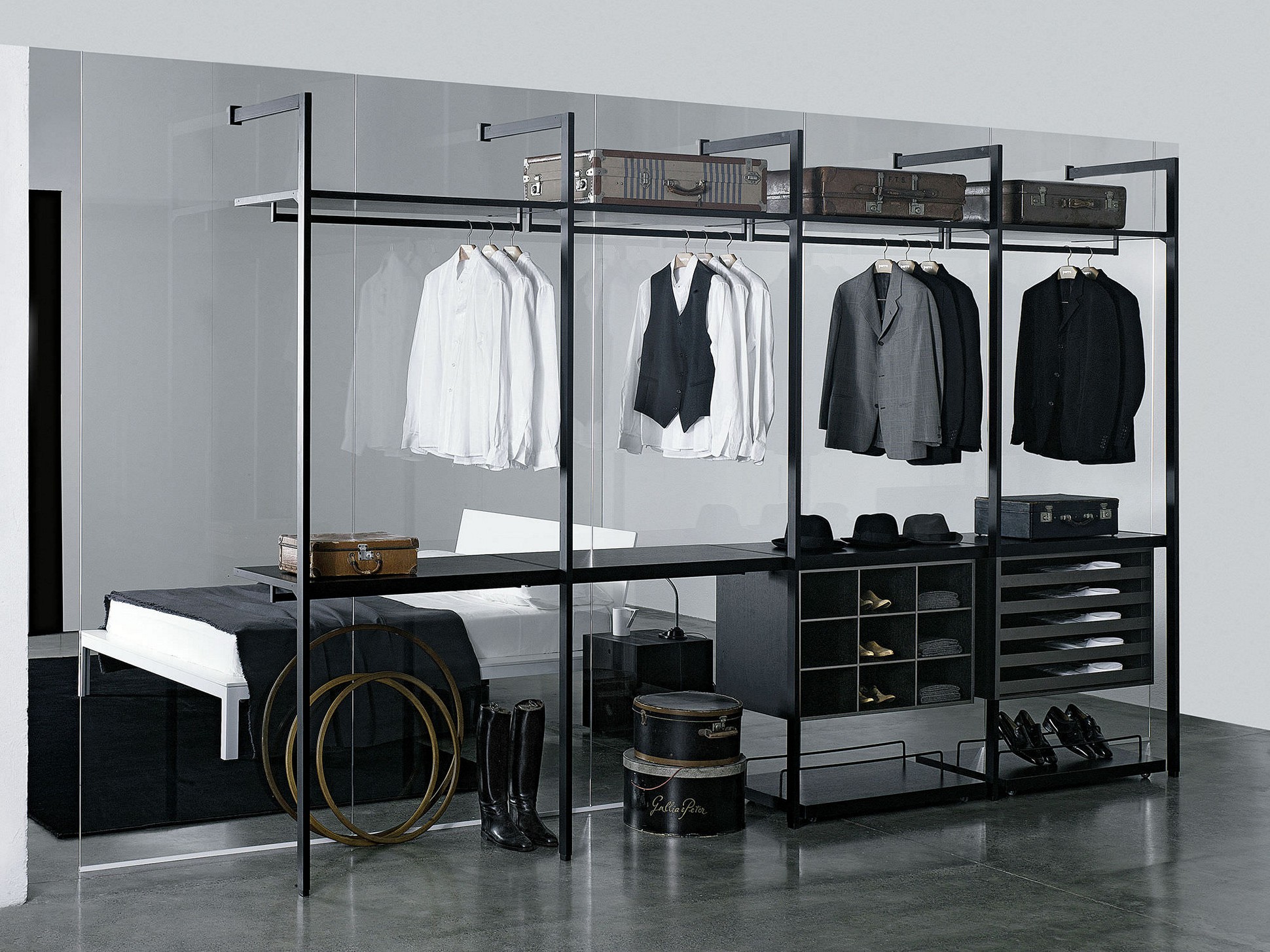 bedroom walk in closet ideas
