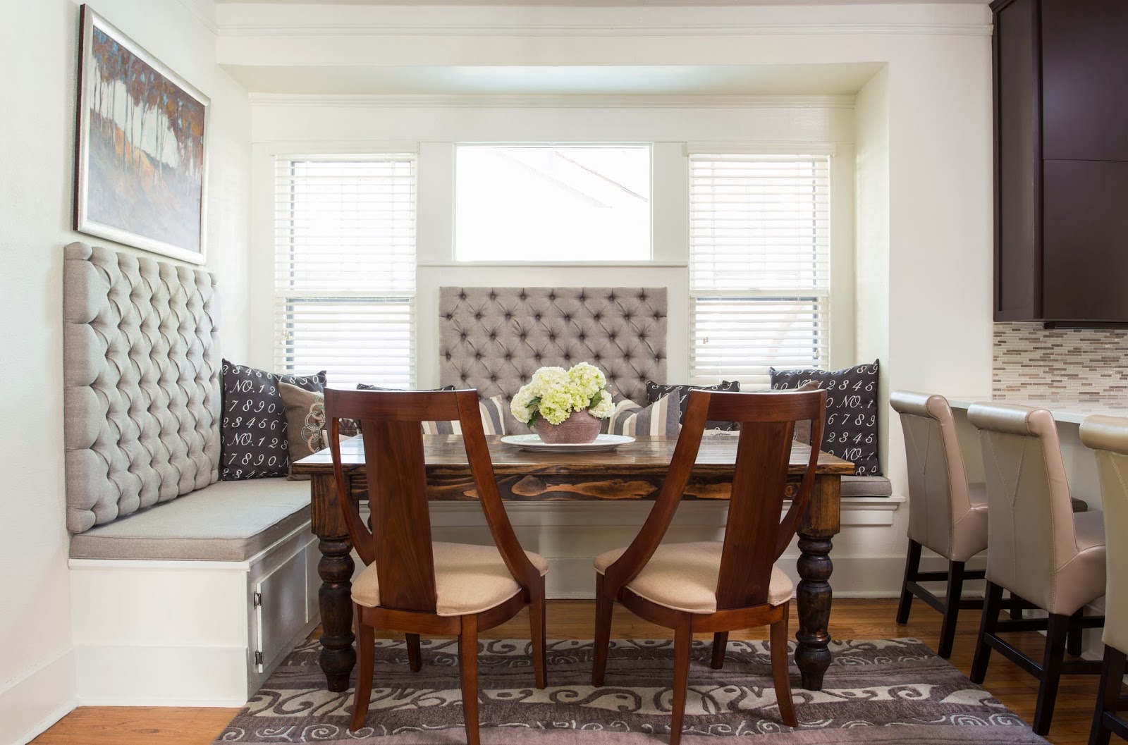 bench seating kitchen set