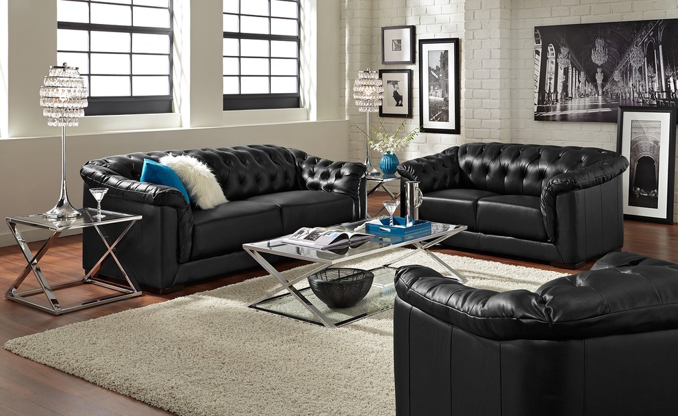 black accent chairs for living room