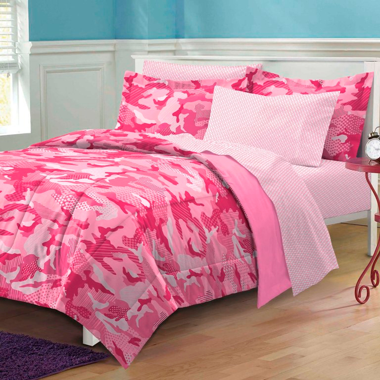 camo baby bedding pink