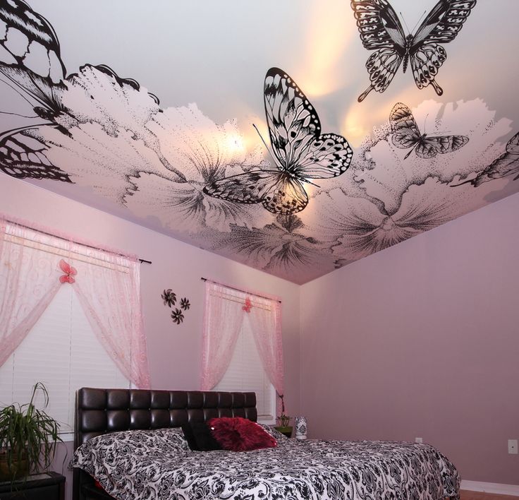 ceiling design butterfly