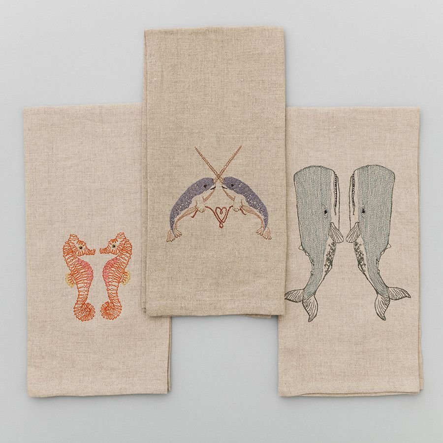 coastal decorative towels
