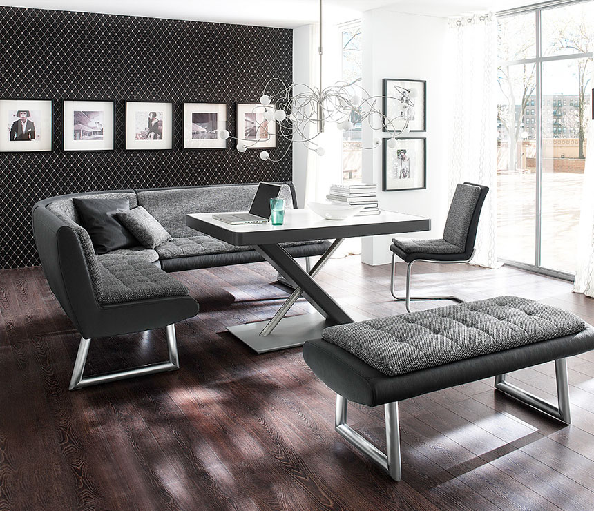 contemporary corner kitchen table