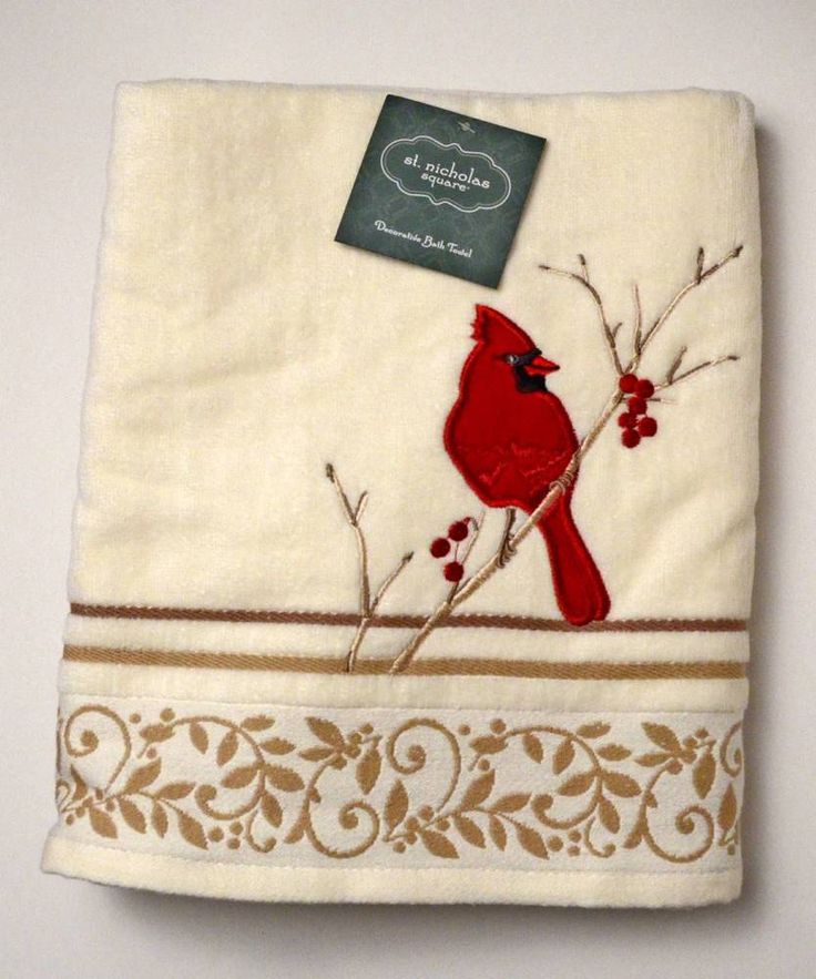 cream decorative towels