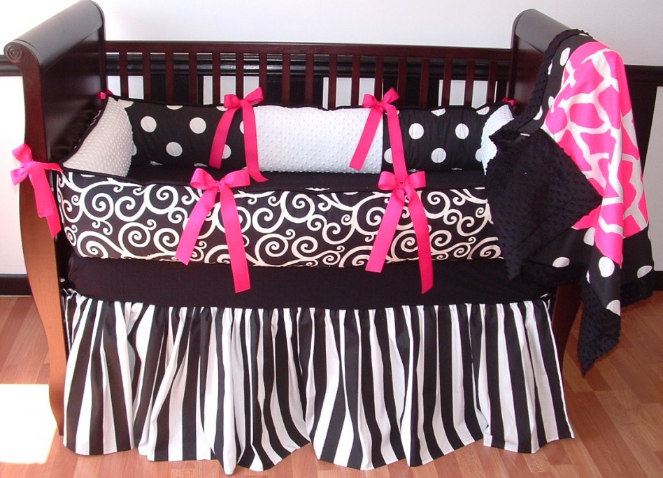 crib zebra print bedding