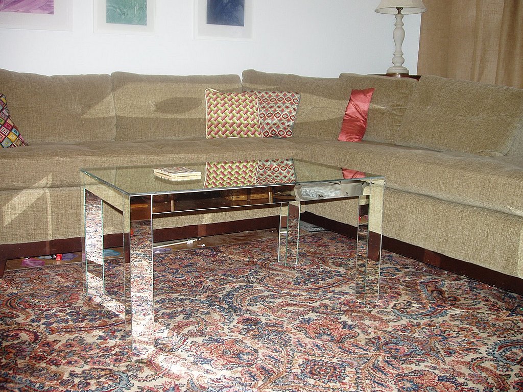 dalton mirrored coffee table