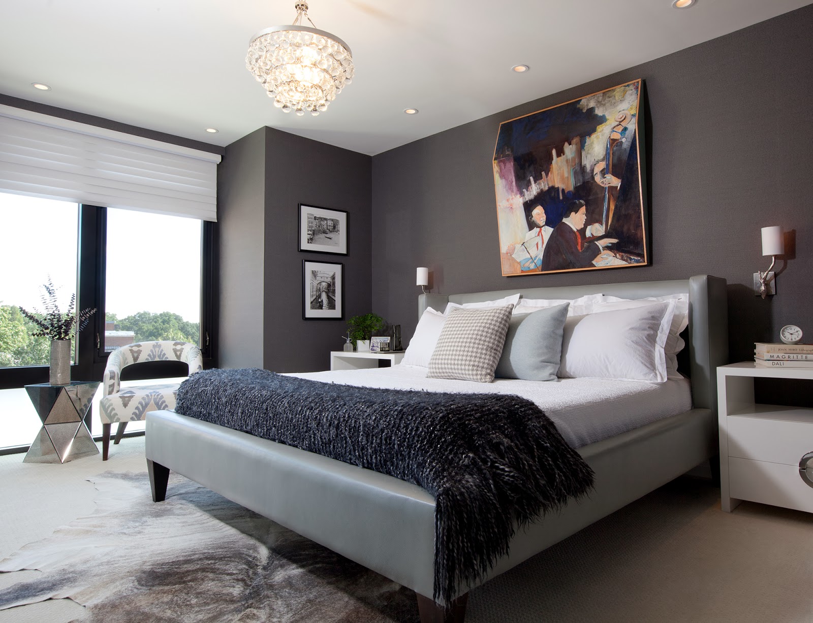 dark grey bedroom ideas