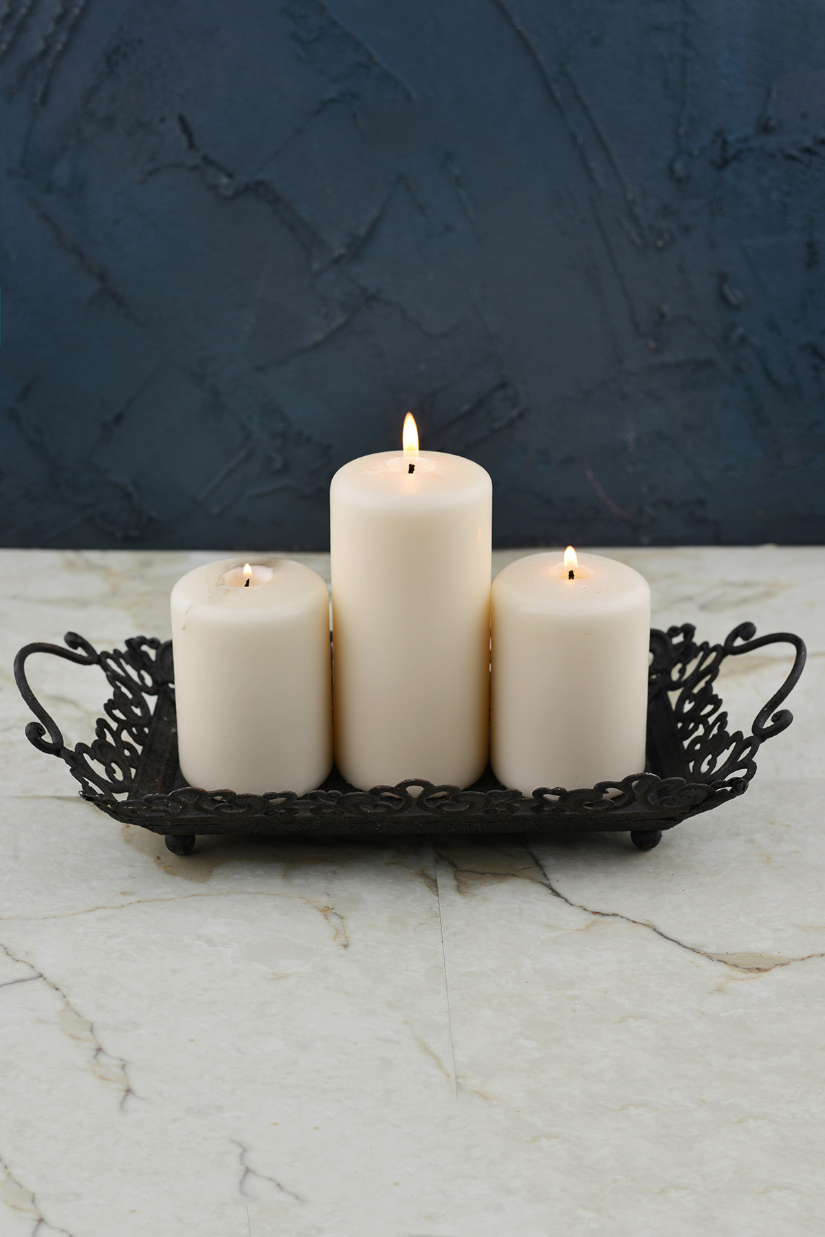decorative black tray
