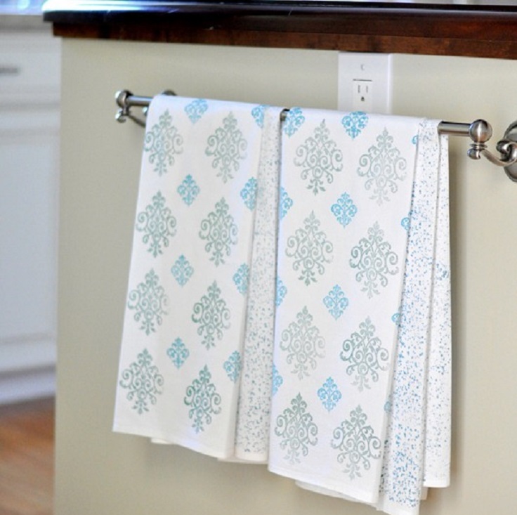 decorative towels for kitchen