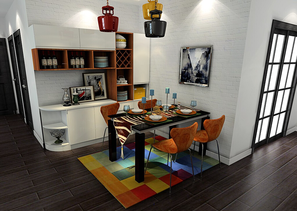 dining room rug decor