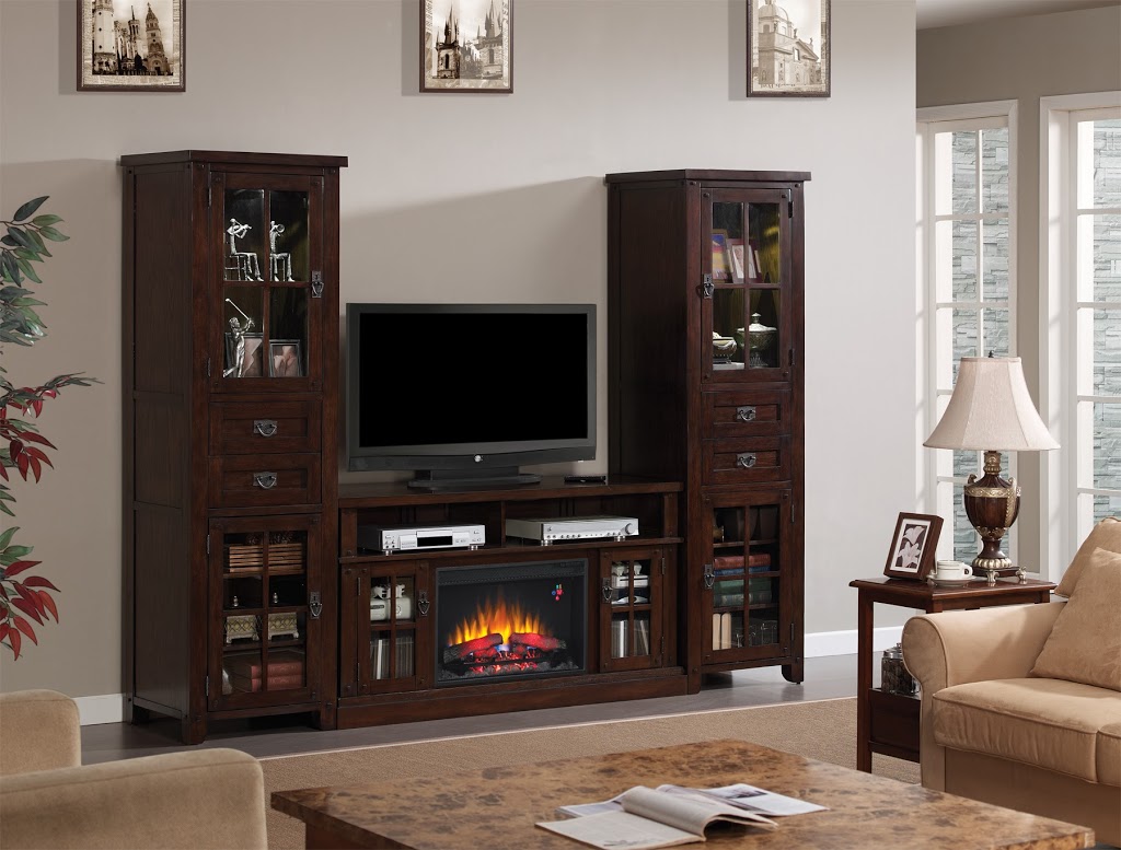 electric fireplace tv stand combo