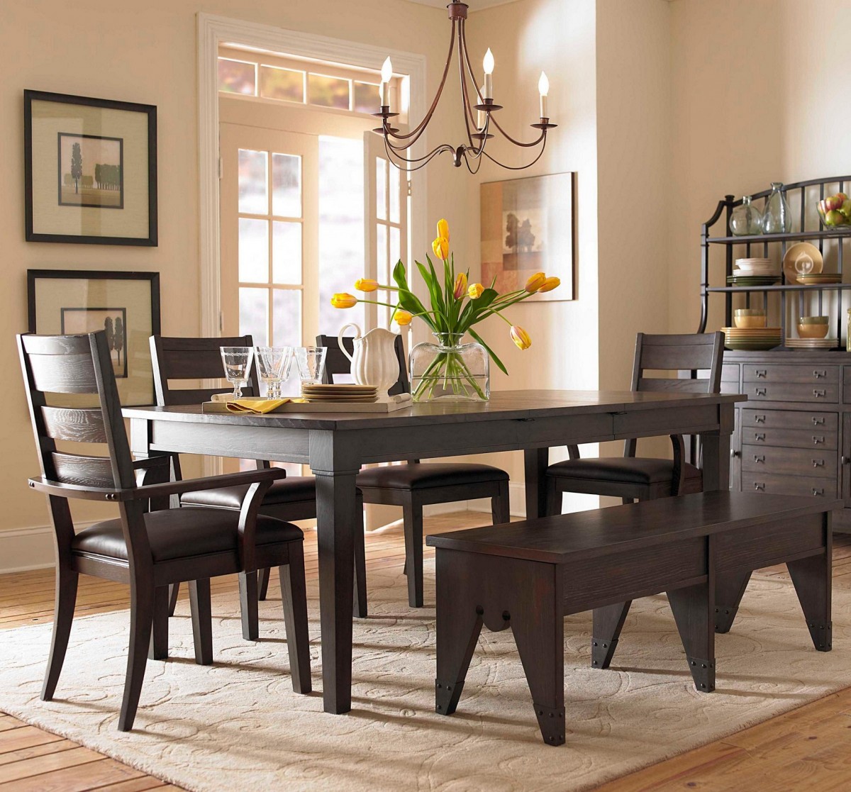 extension dining room table sets