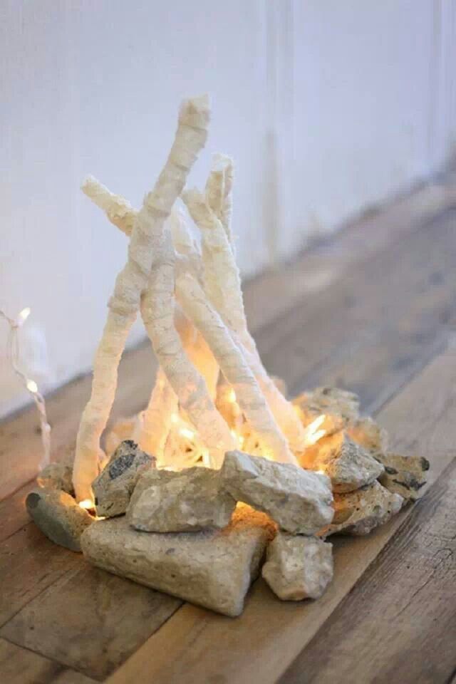 fake indoor fire pit