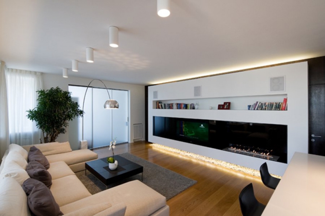 family room ideas with corner fireplace
