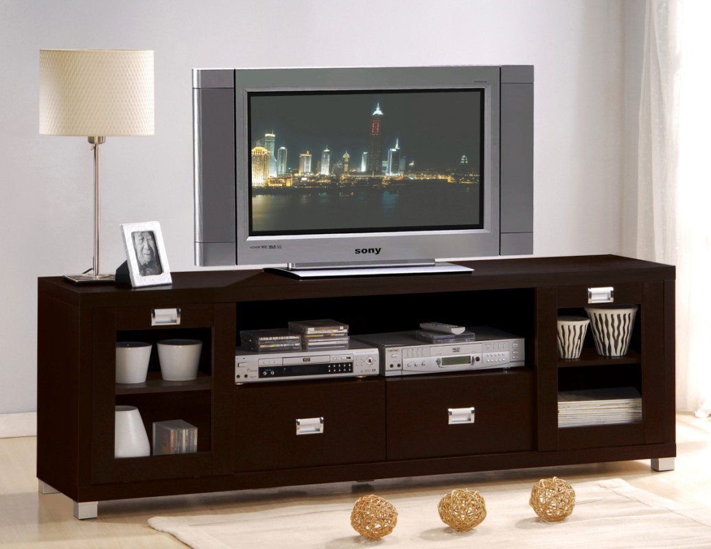 fireplace tv stand espresso