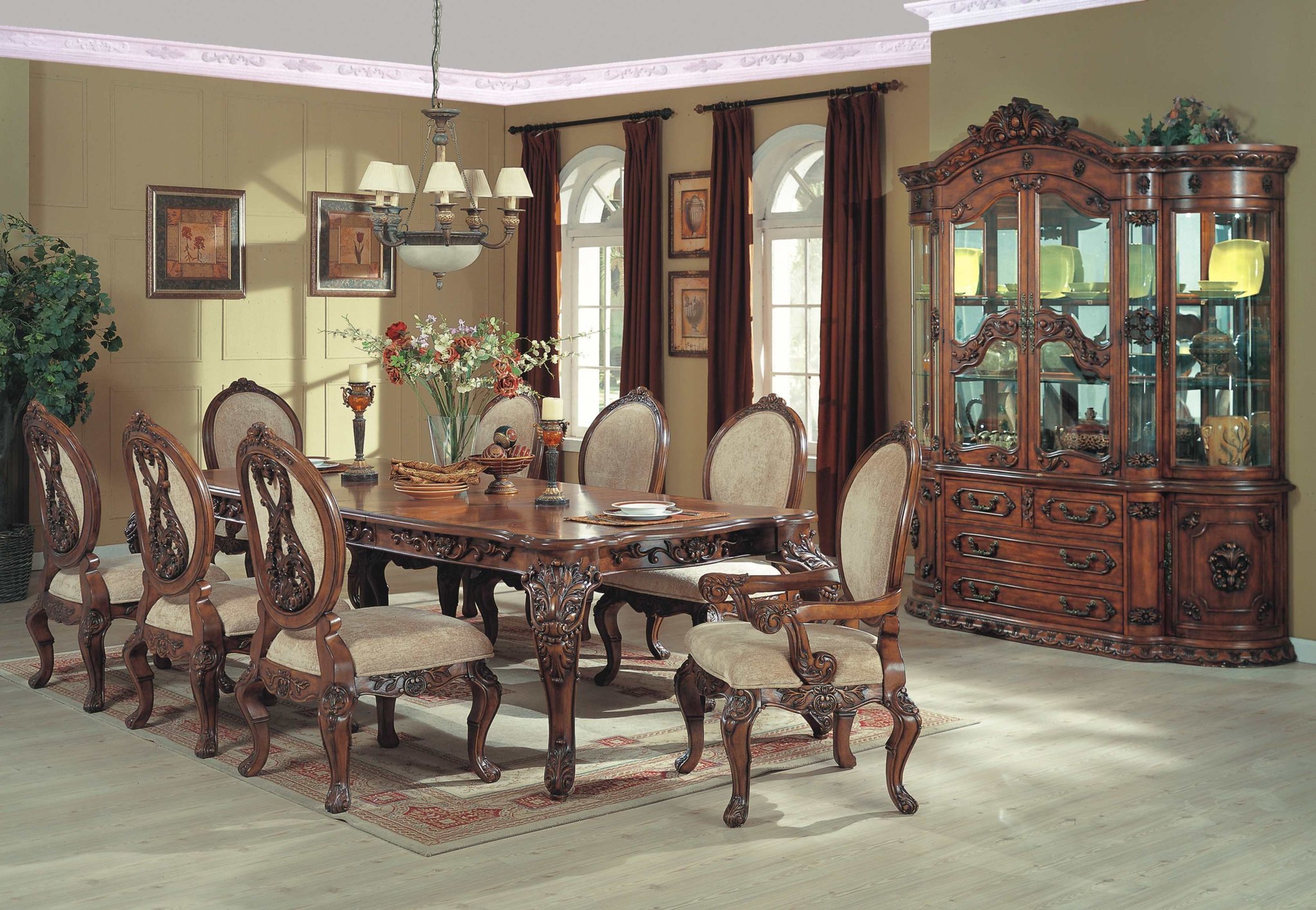 formal dining room table centerpieces