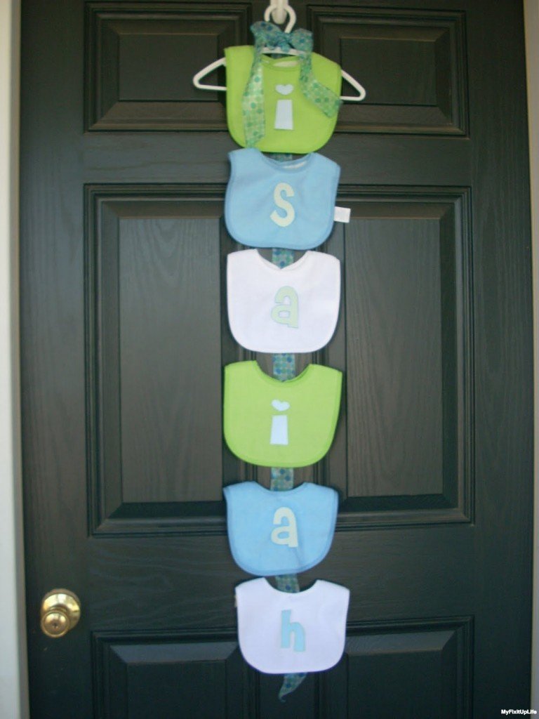 front door decorations for baby shower
