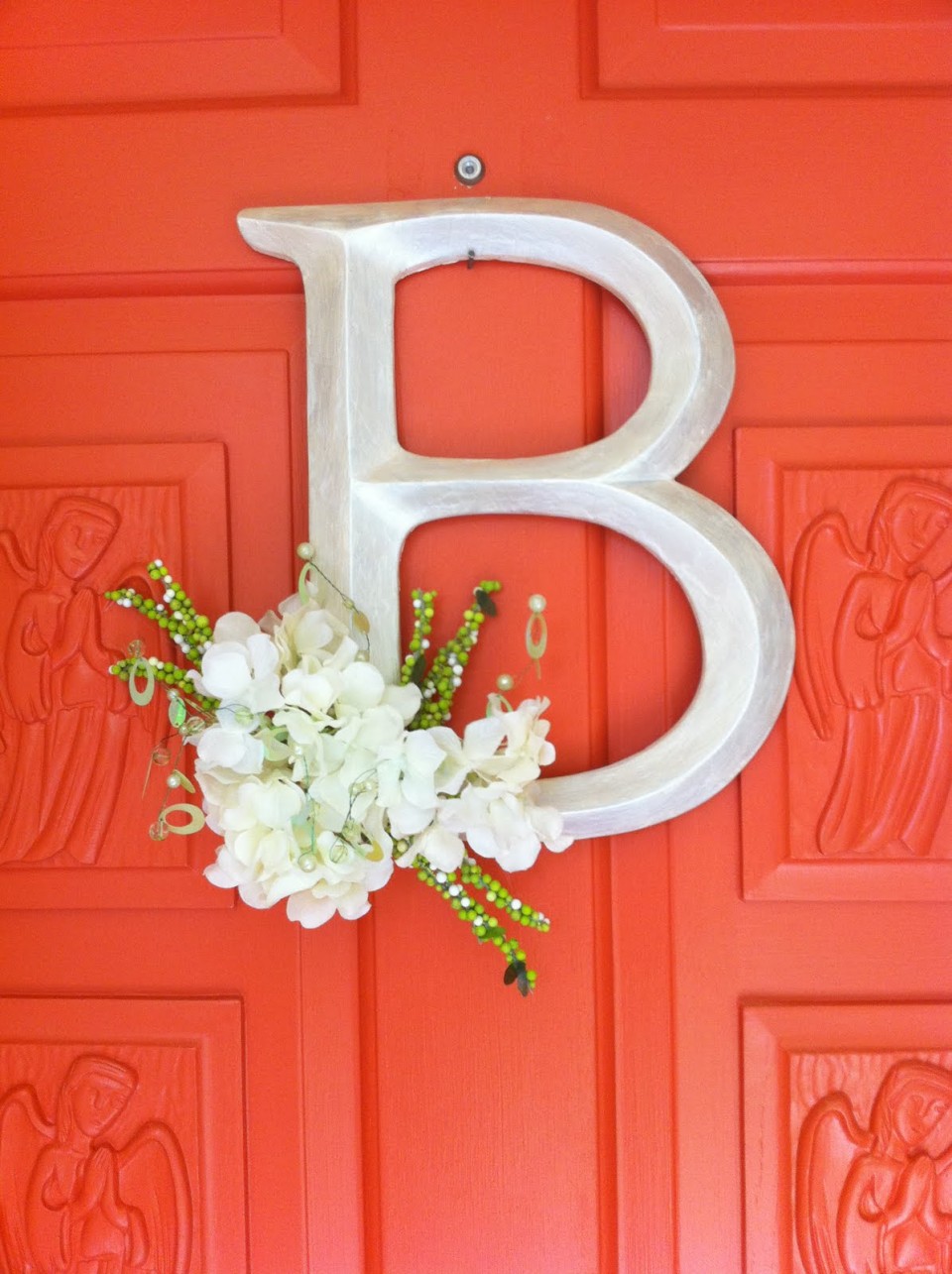 front door decorations with letters