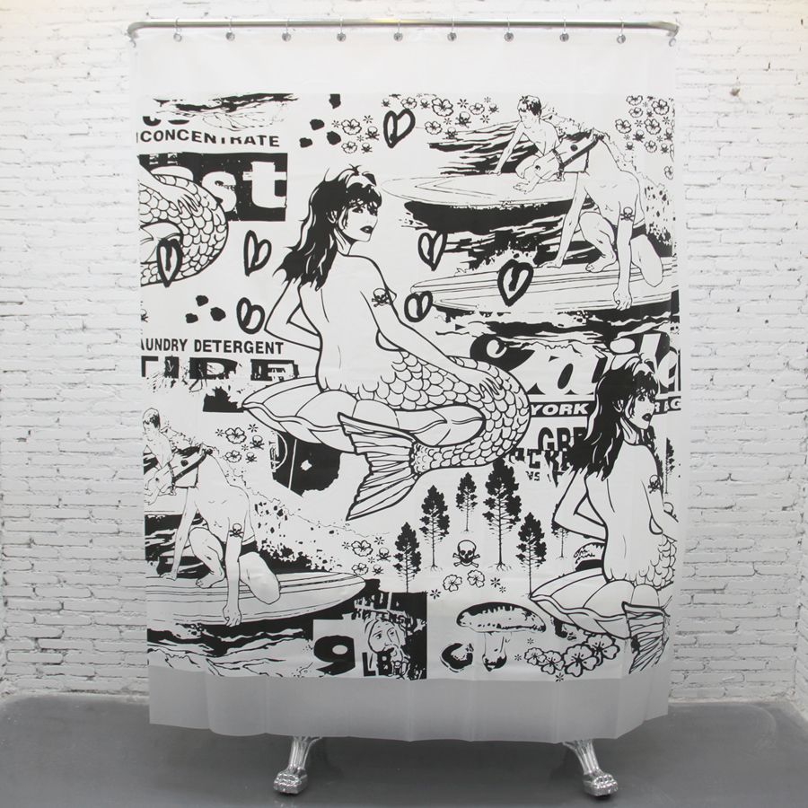 fun in the sun shower curtain