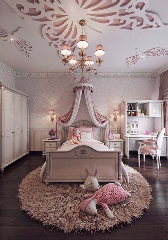 girl bedroom ceiling ideas