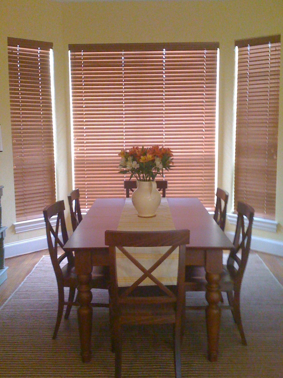 global bay window curtain rods