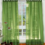 green sidelight curtains
