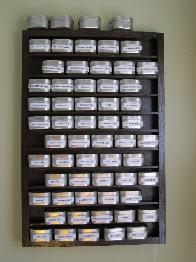homemade spice rack ideas