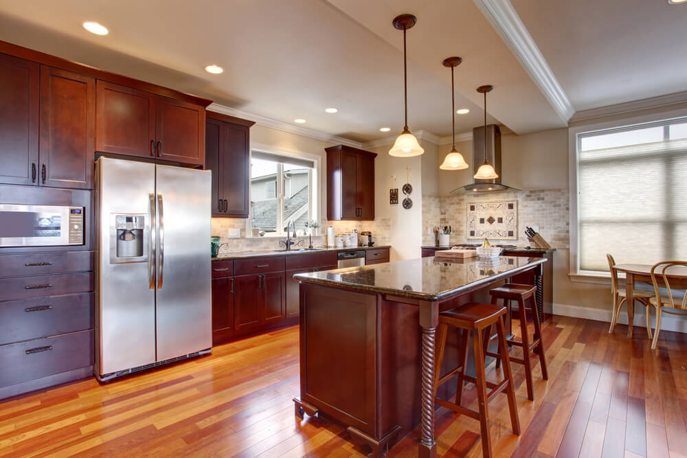 ideas for dark kitchen cabinets