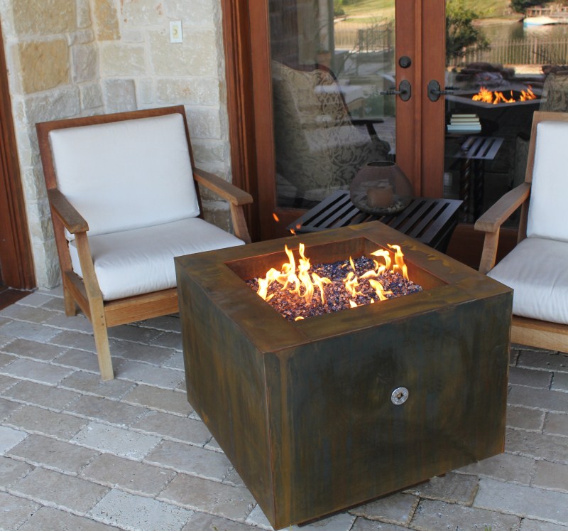 indoor fire pit vent