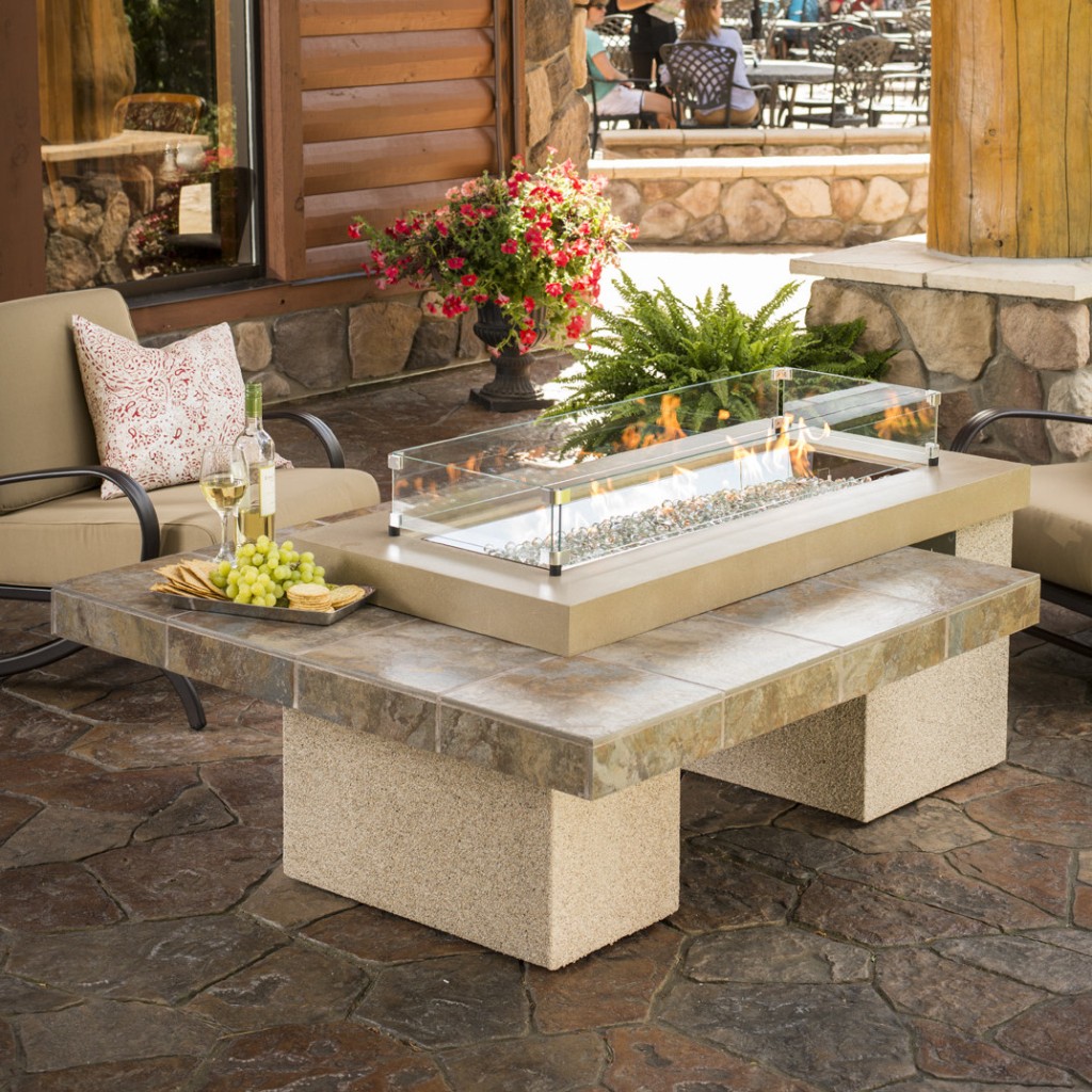 indoor stone fire pit