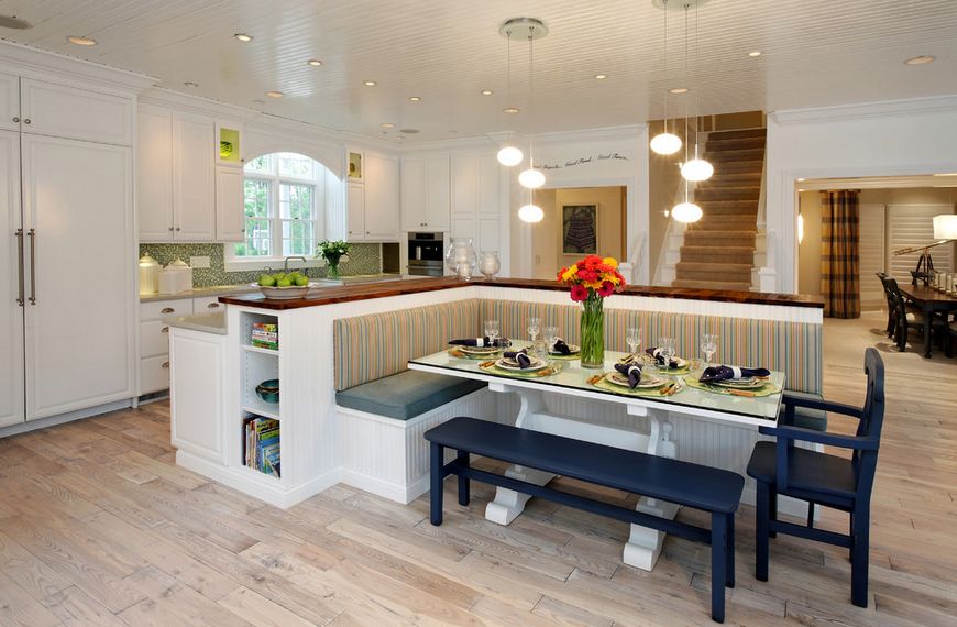 kitchen island bench table