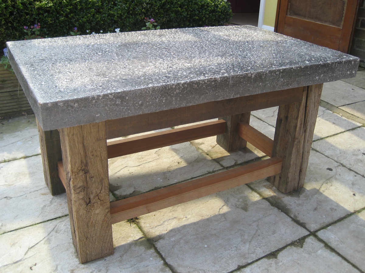 large concrete coffee table large concrete coffee table