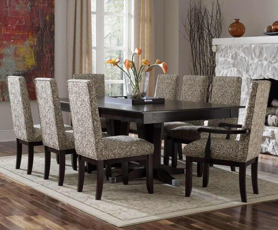 leather formal dining room set