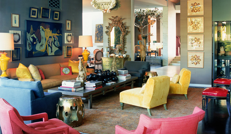 living room color schemes red and yellow