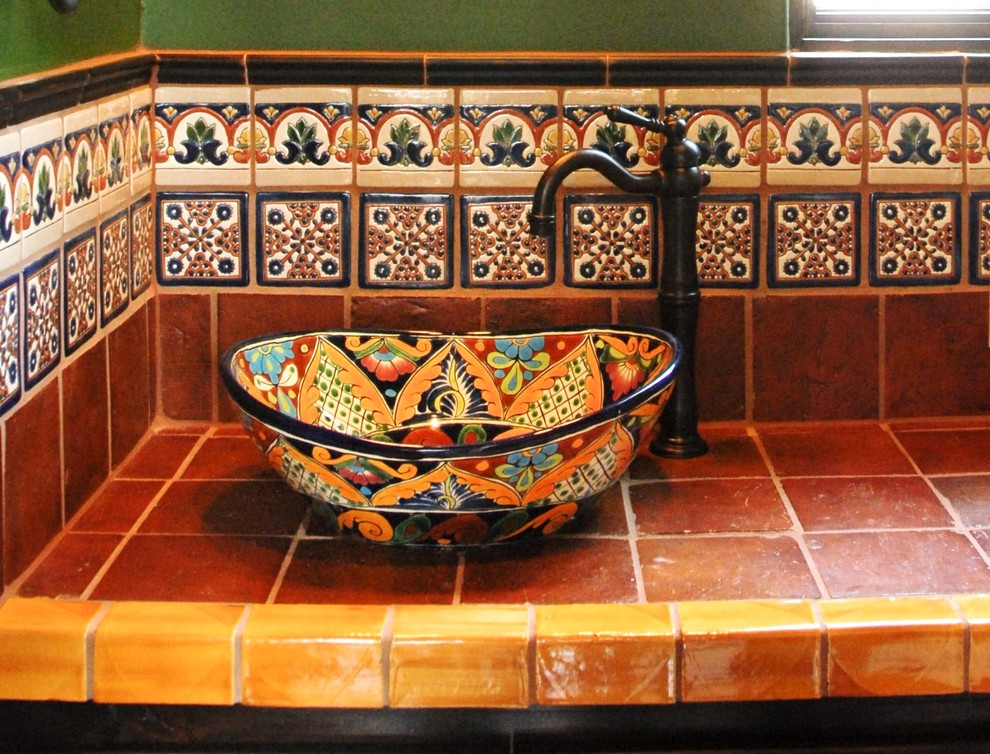 mexican tile bathroom remodel