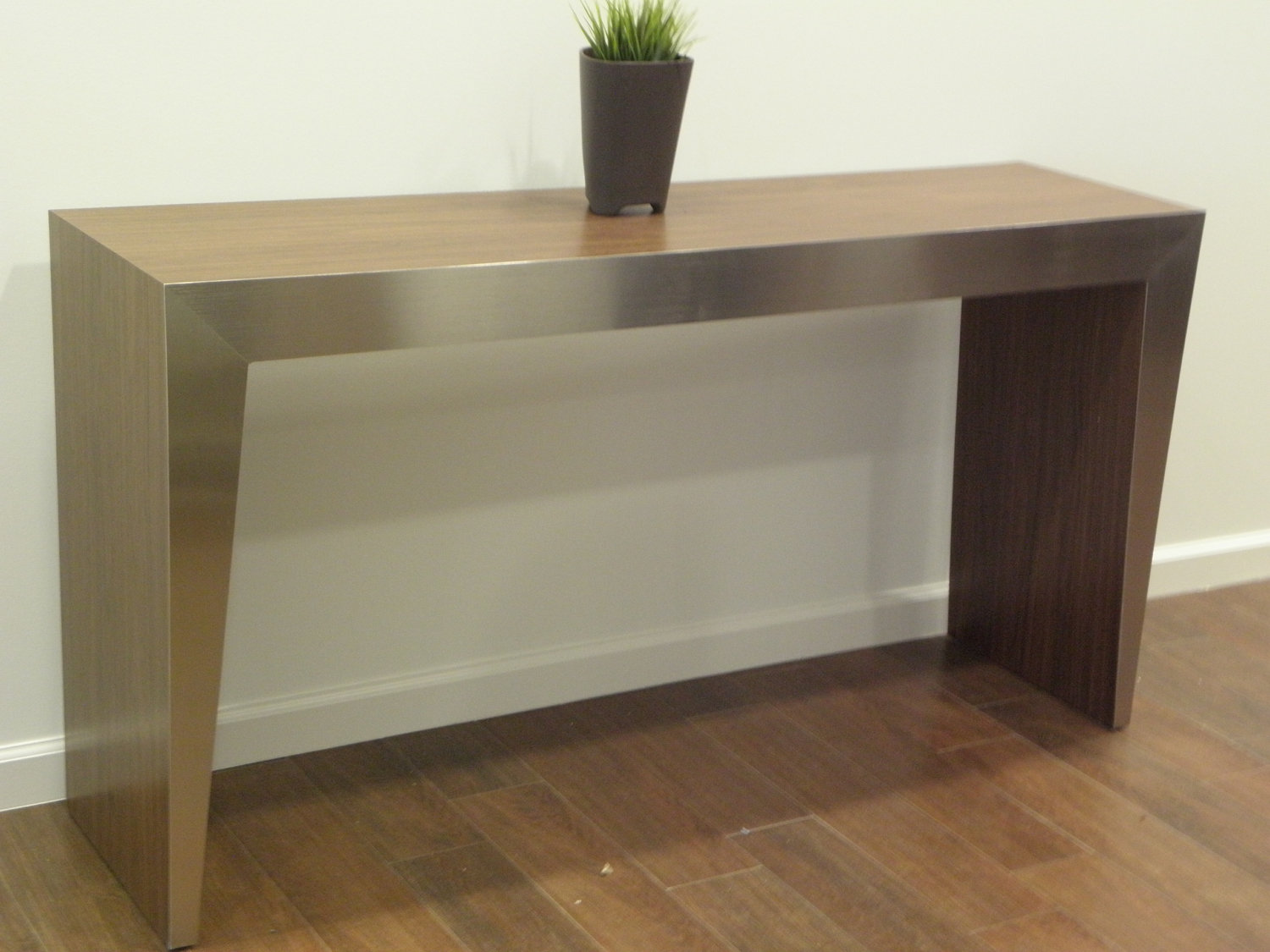 modern console table for entryway