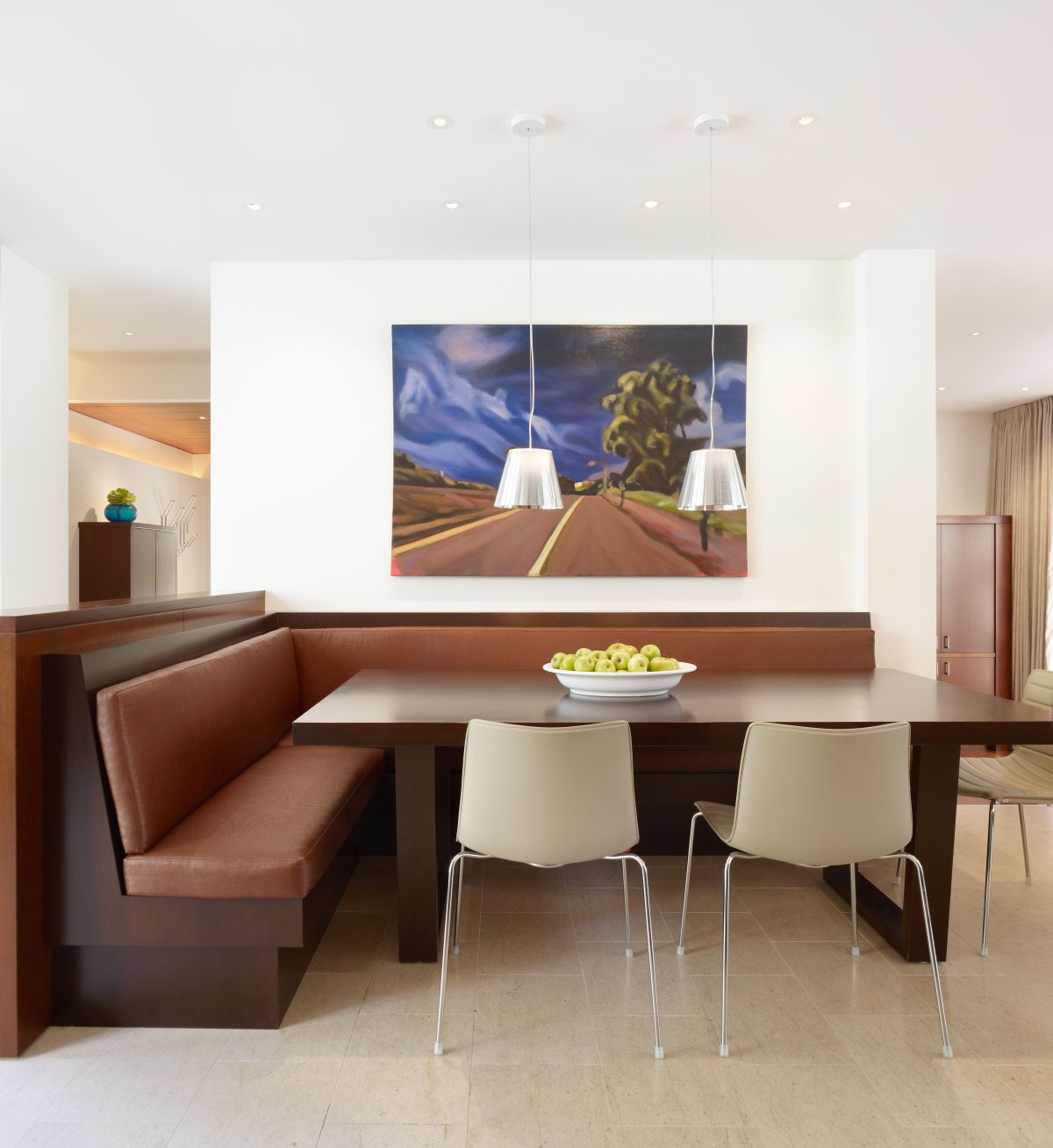modern corner kitchen table