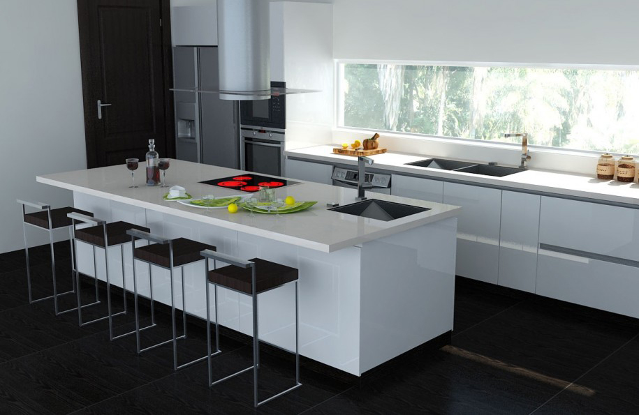 modern kitchen design ideas for small kitchens